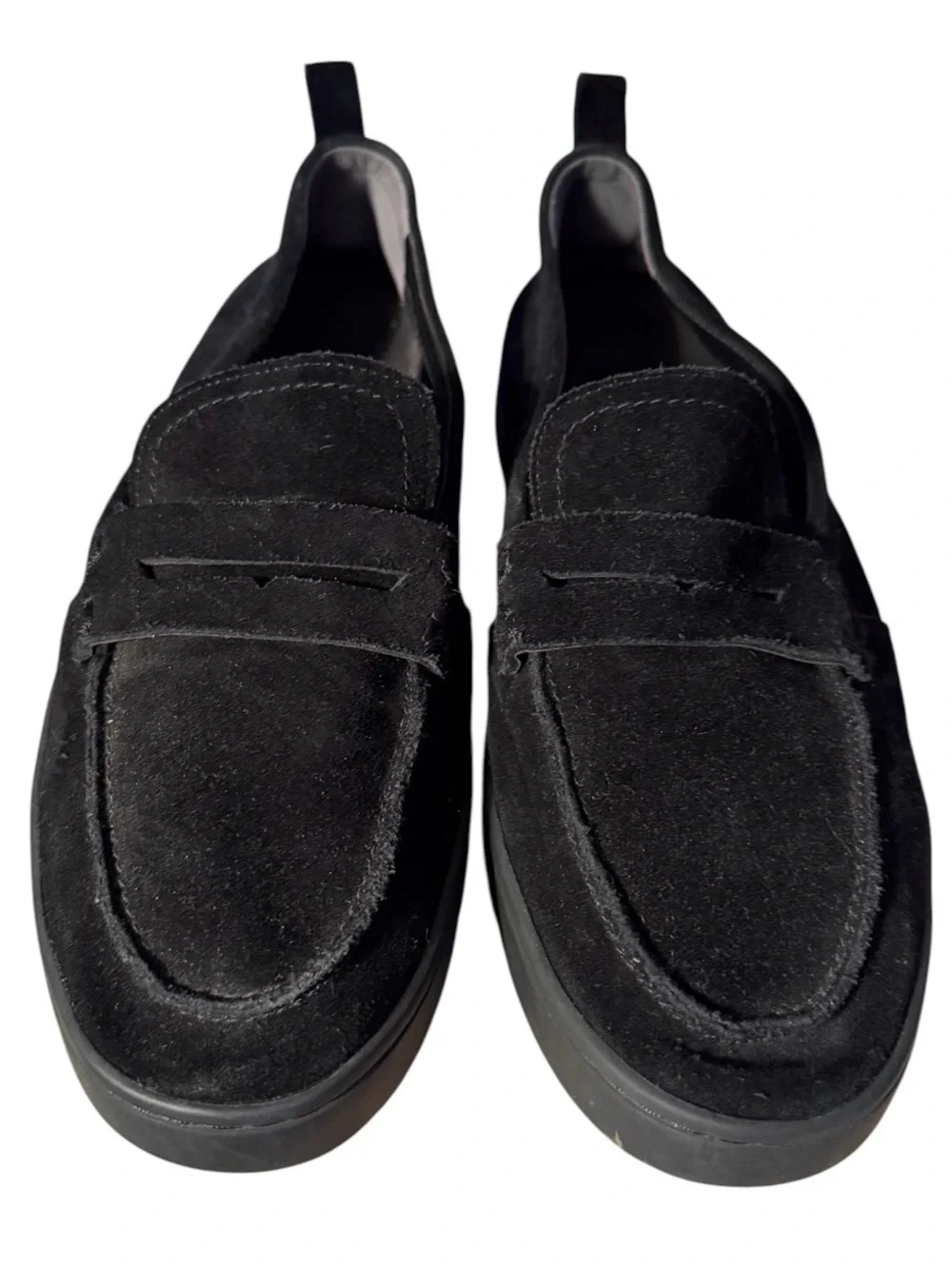Vionic Uptown Hybrid Penny Loafer. Black Suede Size 9.5